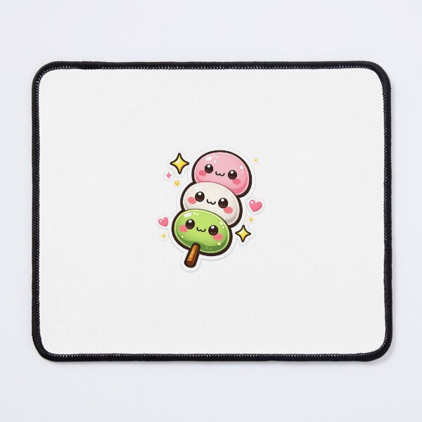 Item preview, Dango Sticker | Cute Kawaii Japanese Dessert Aesthetic designed and sold by CutePrintCorner.