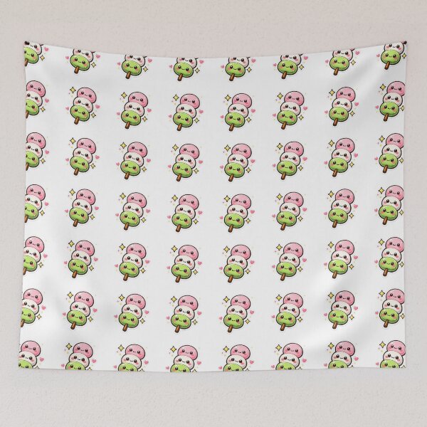Item preview, Dango Sticker | Cute Kawaii Japanese Dessert Aesthetic designed and sold by CutePrintCorner.