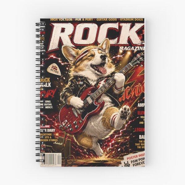 Item preview, Corgi Rockstar AC/DG Hard Rock Magazine Parody designed and sold by Highwayman1975.
