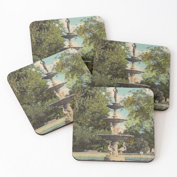 Item preview, Danville State Hospital Vintage Postcard – Fountain designed and sold by GhostlyWorld.