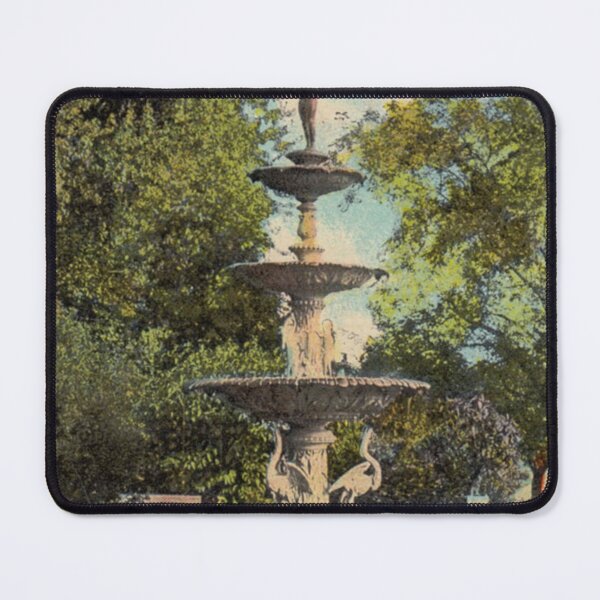 Item preview, Danville State Hospital Vintage Postcard – Fountain designed and sold by GhostlyWorld.
