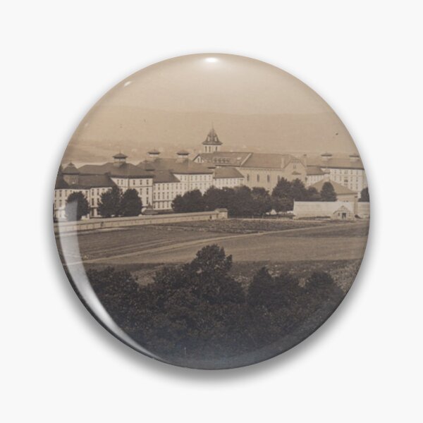 Item preview, Danville State Hospital Vintage Postcard – Hospital Rear View designed and sold by GhostlyWorld.