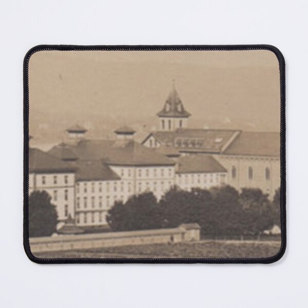 Item preview, Danville State Hospital Vintage Postcard – Hospital Rear View designed and sold by GhostlyWorld.