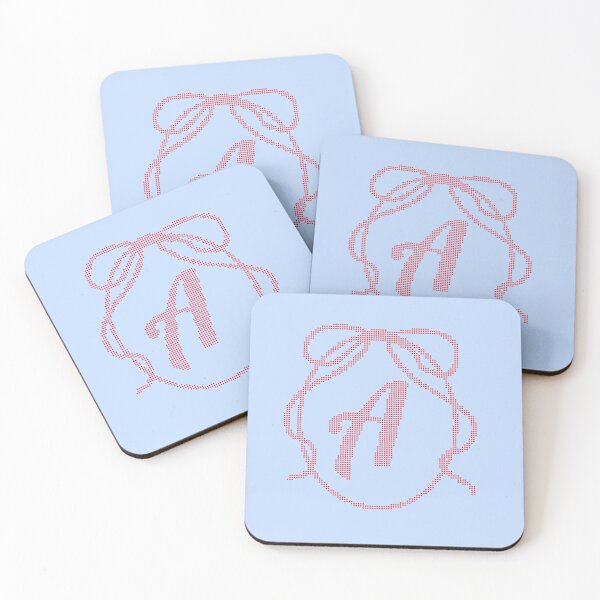 Item preview, Red Dotted Bow Monogram - Letter A designed and sold by Henlodesy.