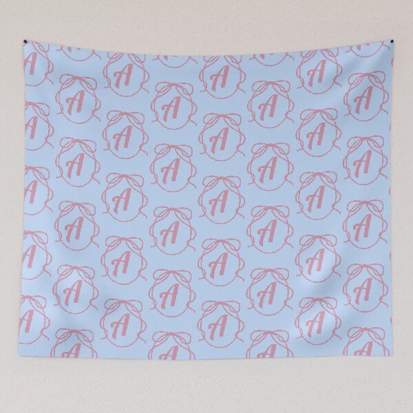 Item preview, Red Dotted Bow Monogram - Letter A designed and sold by Henlodesy.