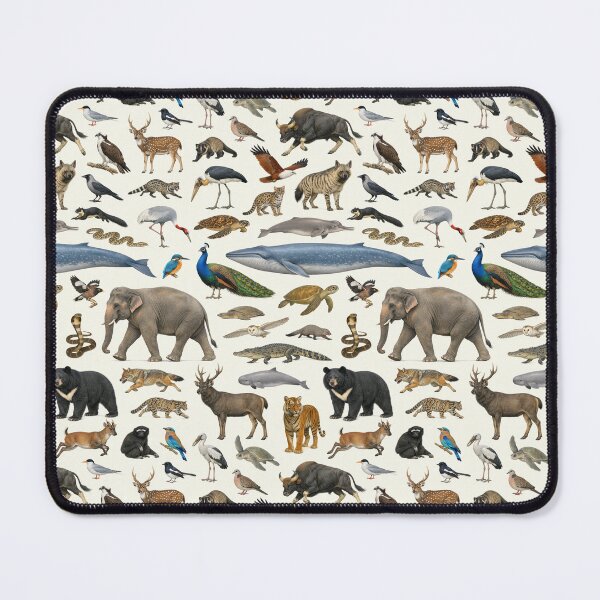 Item preview, Animals of Bangladesh Retro Style Identification Chart designed and sold by kakarikihill.
