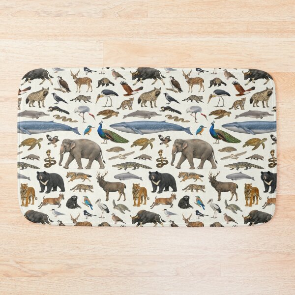 Item preview, Animals of Bangladesh Retro Style Identification Chart designed and sold by kakarikihill.