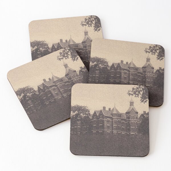 Item preview, Danvers State Hospital Original Vintage Postcard – State Insane Asylum designed and sold by GhostlyWorld.