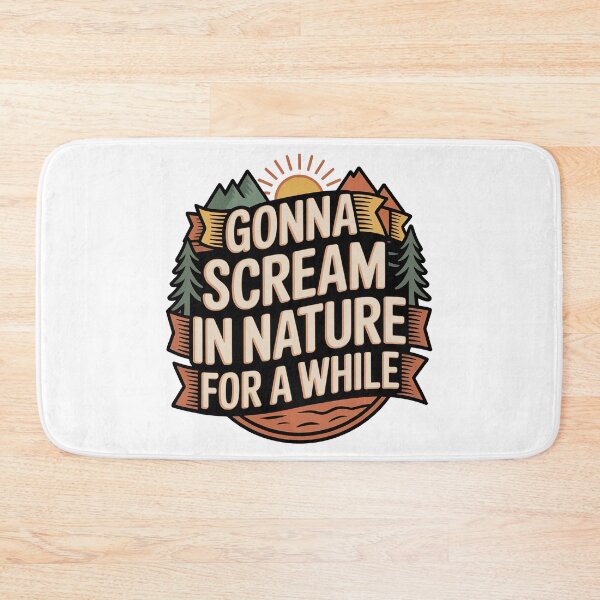 Artikelvorschau, Vintage Nature, Gona Scream in Nature For A While entworfen und verkauft von graphic-genie.
