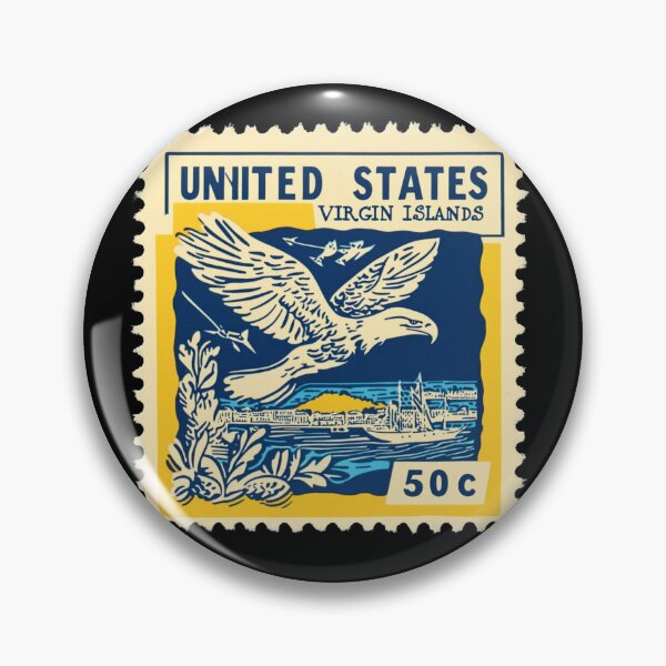 Item preview, United States Virgin Islands Vintage Postage Stamp designed and sold by tiigerdad.