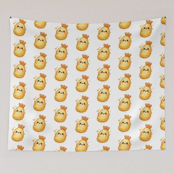 Item preview, Tempura Sticker | Cute Kawaii Japanese Food Art designed and sold by CutePrintCorner.