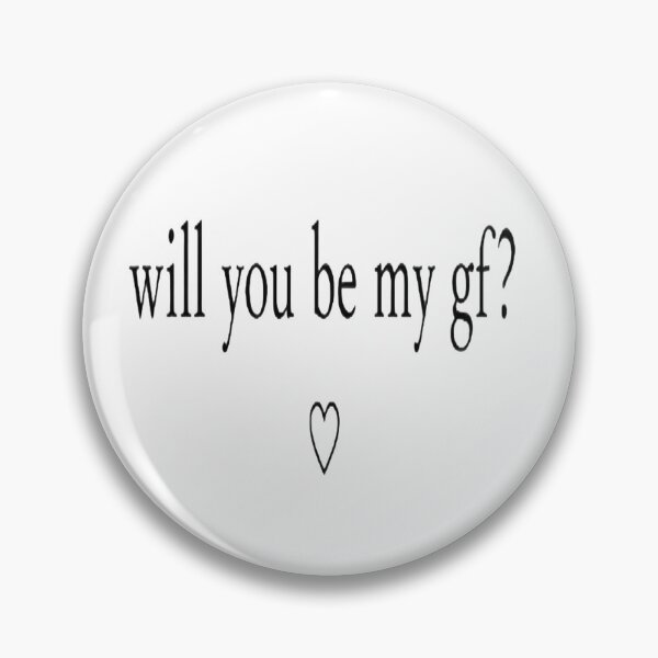 Item preview, Will You Be My GF Cute Romantic Aesthetic Sticker designed and sold by Lovestickerco.