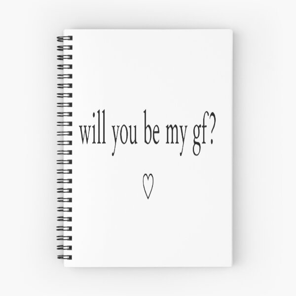 Item preview, Will You Be My GF Cute Romantic Aesthetic Sticker designed and sold by Lovestickerco.
