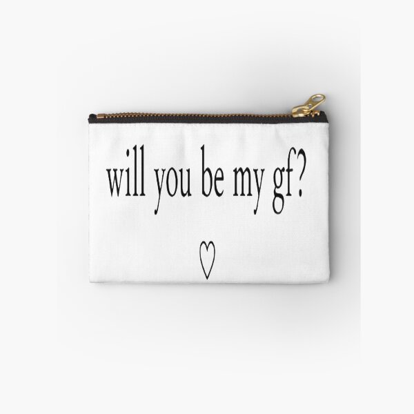 Item preview, Will You Be My GF Cute Romantic Aesthetic Sticker designed and sold by Lovestickerco.