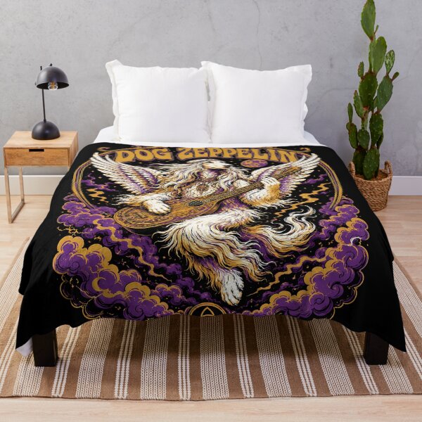 Item preview, Dog Zeppelin Afghan Hound 70s Classic Rock Parody designed and sold by Highwayman1975.