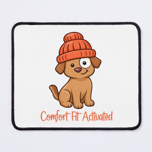 Item preview, Comfort Fit Activated - Cute Cozy Puppy Beanie Cartoon Design designed and sold by CanSparkleArt.