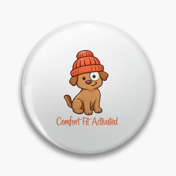 Item preview, Comfort Fit Activated - Cute Cozy Puppy Beanie Cartoon Design designed and sold by CanSparkleArt.