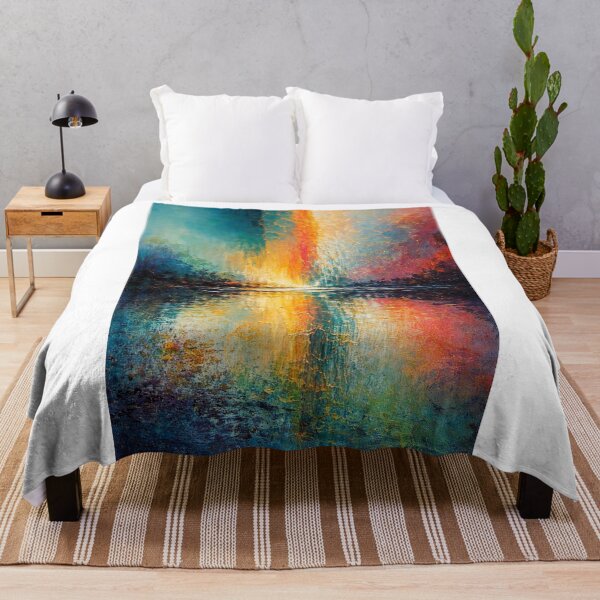 Item preview, Abstract Reflection Sunset designed and sold by JcAbstractArt.