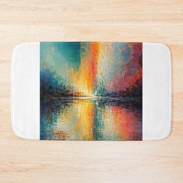 Item preview, Abstract Reflection Sunset designed and sold by JcAbstractArt.