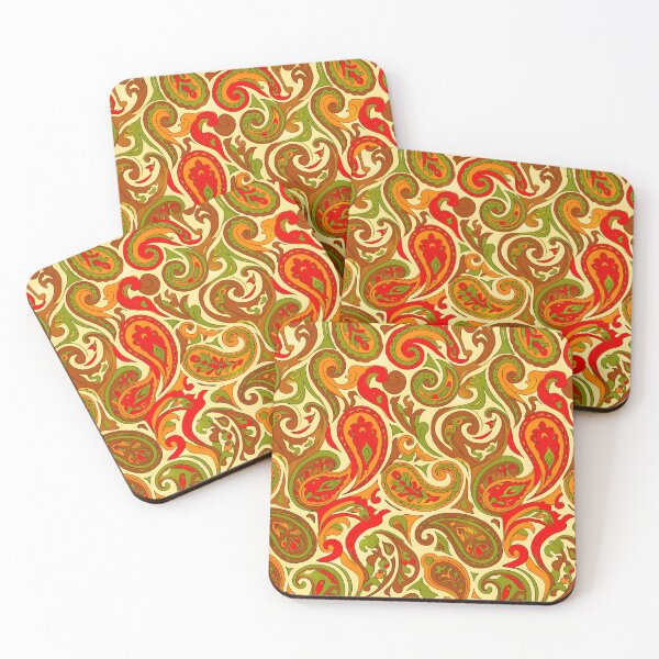 Item preview, Retro paisley pattern designed and sold by blankshirt.