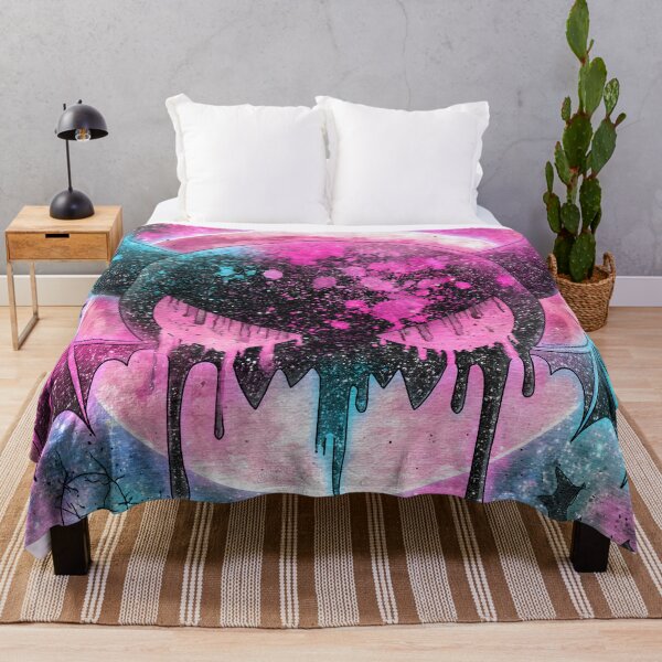 Item preview, Galaxy Demon Skull Drip Art Dark Witchy Gothic Moon designed and sold by DonaldWaltersxx.