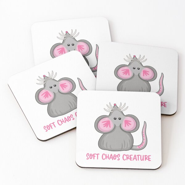 Item preview, Soft Chaos Creature - Cute Mouse Neurodivergent Humor Design designed and sold by CanSparkleArt.