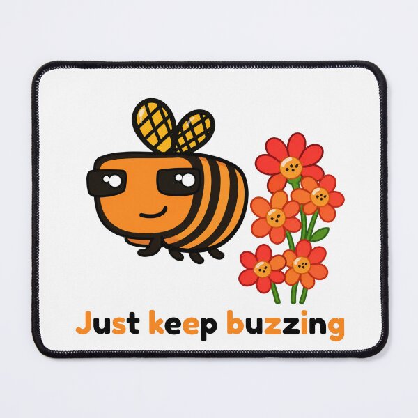 Item preview, Just Keep Buzzing designed and sold by CanSparkleArt.