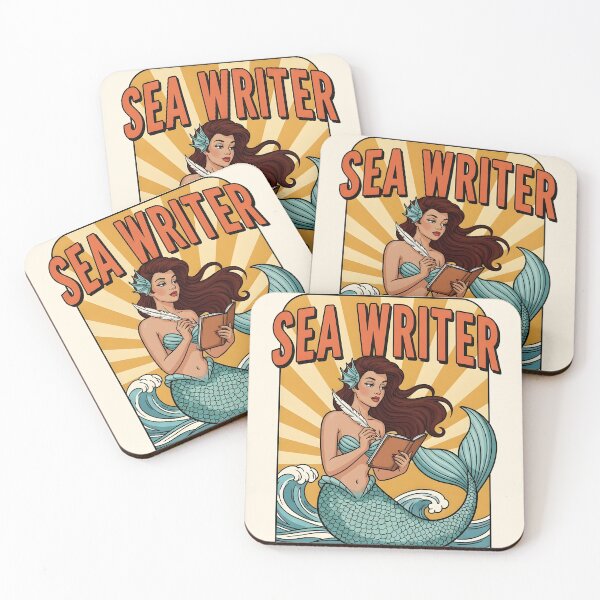 Item preview, Sea Writer – Writing Wave Stories designed and sold by Sea Gem.