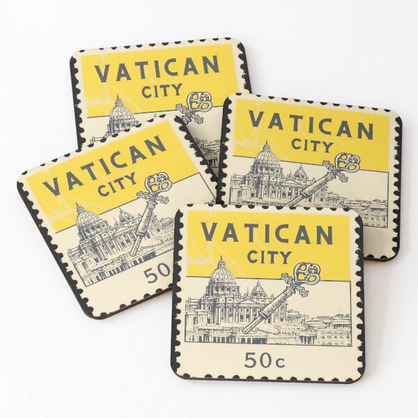 Item preview, Vatican City Vintage Stamp - Saint Peters Basilica designed and sold by tiigerdad.