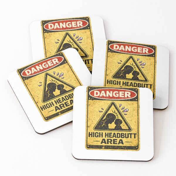 Item preview, Danger High Headbutt Area For Stressed Parents designed and sold by chattsuede.