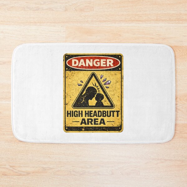 Item preview, Danger High Headbutt Area For Stressed Parents designed and sold by chattsuede.