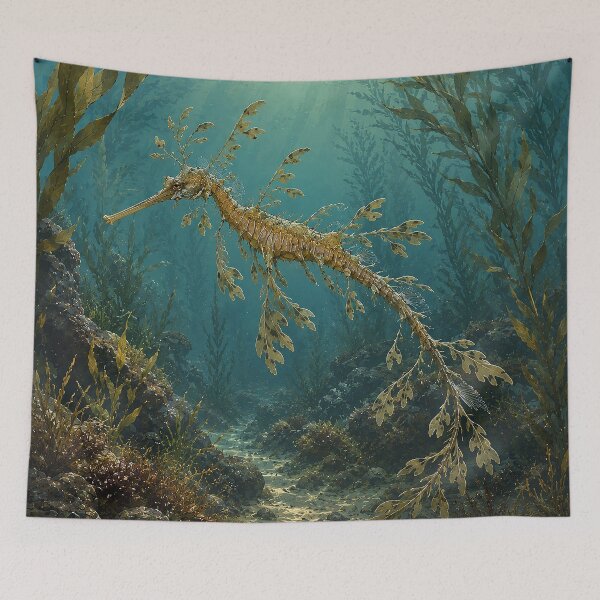 Item preview, Leafy Seadragon in the Kelp designed and sold by Pixel Junkies Studio.