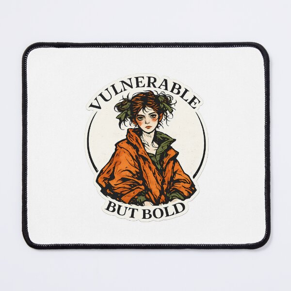 Item preview, Vulnerable But Bold Woman Indie Illustration designed and sold by chattsuede.