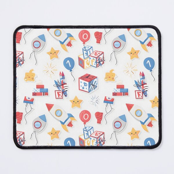 Item preview, Kids' Americana Fun & Games 4th of July - Educational Alphabet Numbers Rockets Pattern designed and sold by Amplify-n-Co.