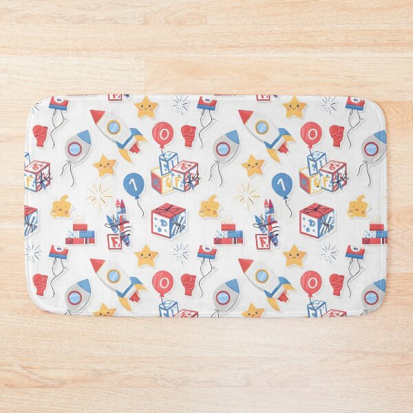 Item preview, Kids' Americana Fun & Games 4th of July - Educational Alphabet Numbers Rockets Pattern designed and sold by Amplify-n-Co.