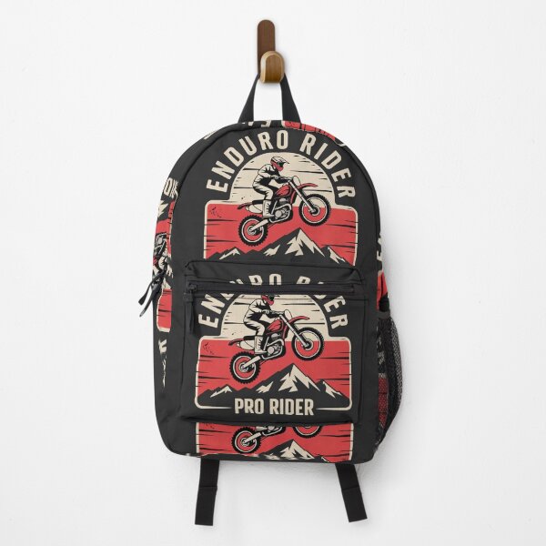 Item preview, Enduro Rider Vintage Motocross Dirt Bike Design designed and sold by IvoryArtDesign.