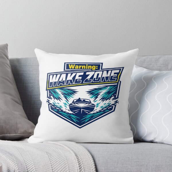 Item preview, Warning Wake Zone Powerboat Lake Life Enthusiast Gift designed and sold by chattsuede.