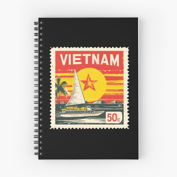 Item preview, Vietnam Vintage Postage Stamp - Halong Bay Junk designed and sold by tiigerdad.