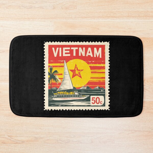 Item preview, Vietnam Vintage Postage Stamp - Halong Bay Junk designed and sold by tiigerdad.