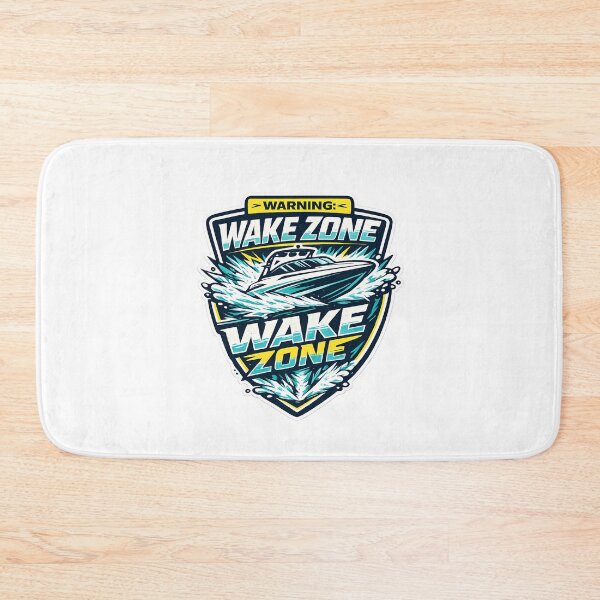 Item preview, Warning Wake Zone Boating Humor For Lake Life designed and sold by chattsuede.