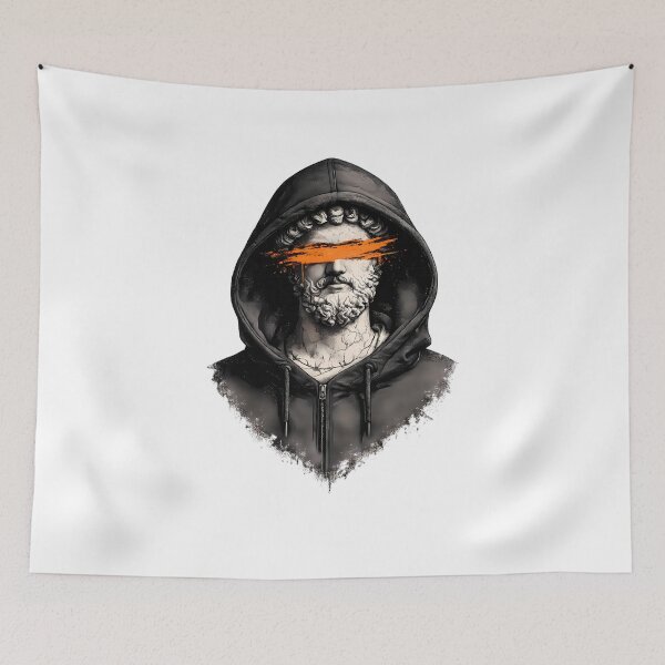 Item preview, Urban Stoic Philosopher: Streetwear Neo-Classical Visual designed and sold by chattsuede.