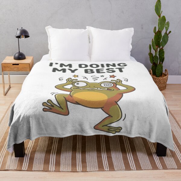 Item preview, Funny Frog I'm Doing My Best T-Shirt – Chaotic Meme Frog Design designed and sold by DIRTYSKETCHH.