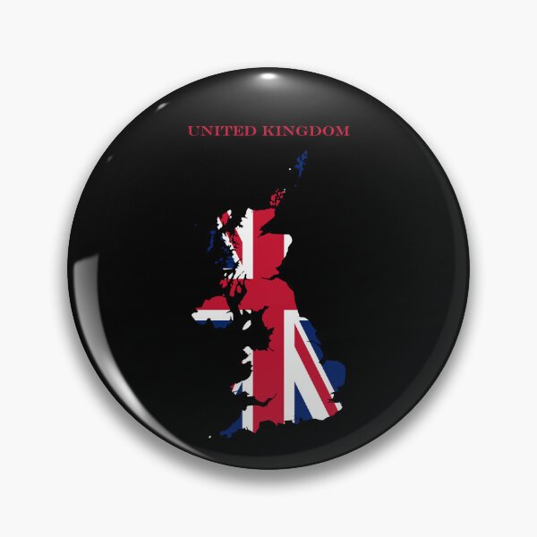 Item preview, United Kingdom Map Flag Silhouette UK Pride Union Jack Gift designed and sold by NTGUILTY.