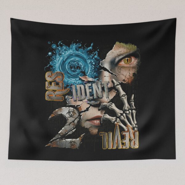 Item preview, Resident Evil 2 Biohazard Horror Collage Raccoon City Classic T-Shirt designed and sold by LillyCustomTees.