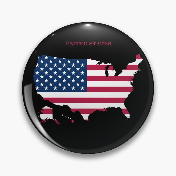 Item preview, United States Map Flag Silhouette USA Pride Patriotic Gift designed and sold by NTGUILTY.