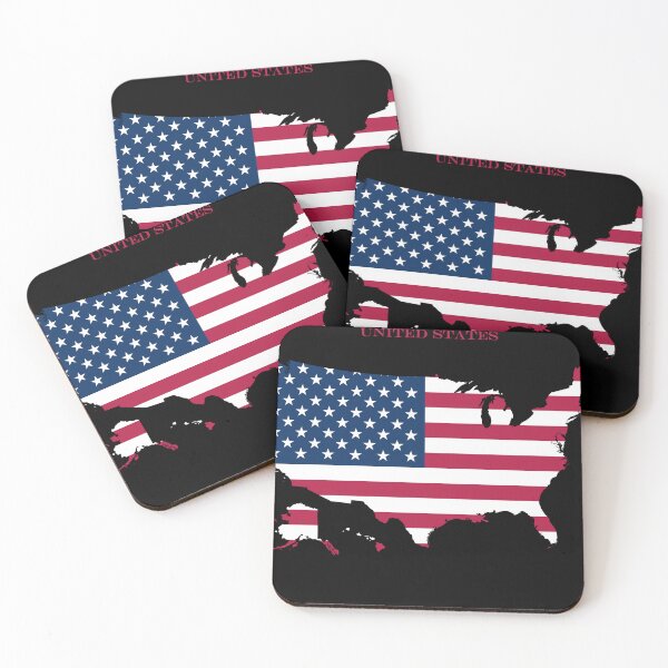 Item preview, United States Map Flag Silhouette USA Pride Patriotic Gift designed and sold by NTGUILTY.