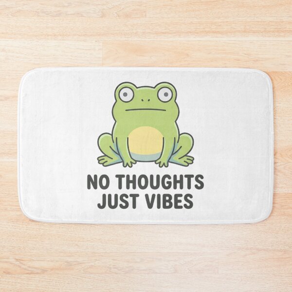 Item preview, Funny Frog No Thoughts Just Vibes T-Shirt – Chill Frog Meme designed and sold by DIRTYSKETCHH.