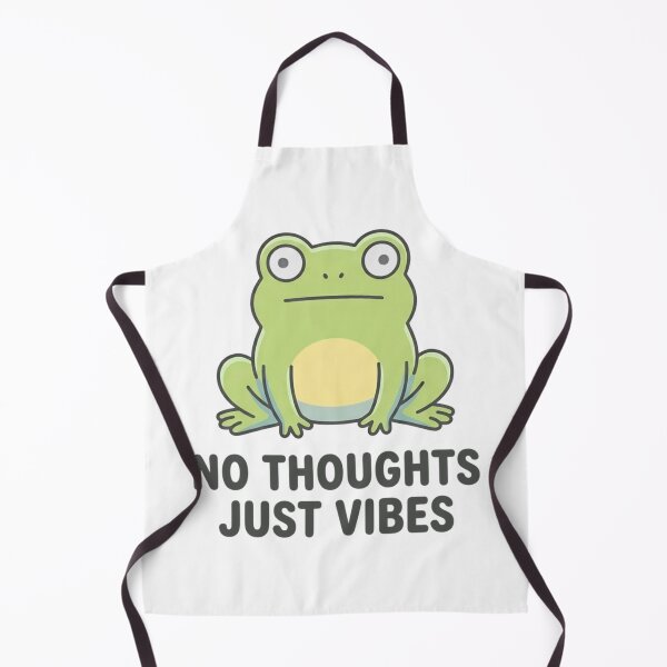 Item preview, Funny Frog No Thoughts Just Vibes T-Shirt – Chill Frog Meme designed and sold by DIRTYSKETCHH.