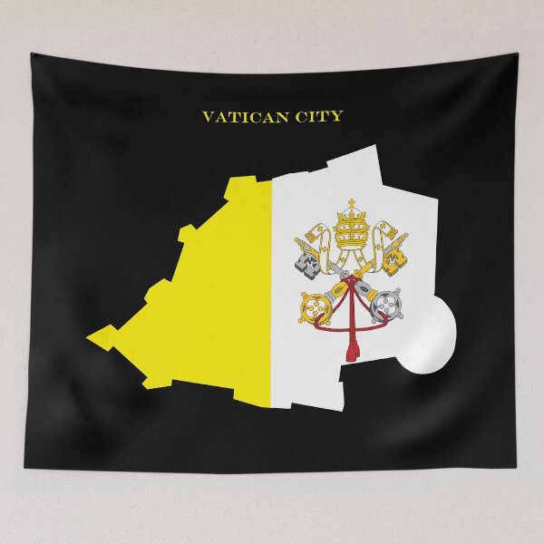 Item preview, Vatican City Map Flag Silhouette Holy See Pride Heritage Gift designed and sold by NTGUILTY.