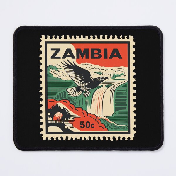Item preview, Zambia Vintage Postage Stamp - Victoria Falls designed and sold by tiigerdad.